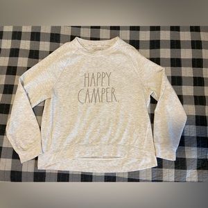 Rae Dunn Happy Camper Sweatshirt. Size M.